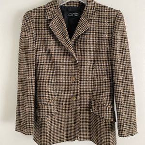 Ellen Tracy houndstooth blazer